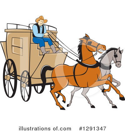 Stagecoach Clipart #1291347 by patrimonio