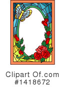 Stained Glass Clipart #1418672 by BNP Design Studio