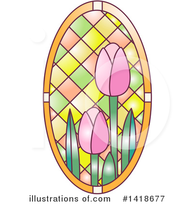 Stained Glass Clipart #1418677 by BNP Design Studio