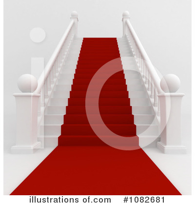 Royalty-Free (RF) Stairs Clipart Illustration by BNP Design Studio - Stock Sample #1082681