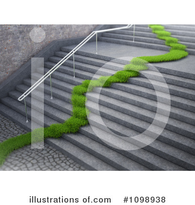 Royalty-Free (RF) Stairs Clipart Illustration by Mopic - Stock Sample #1098938
