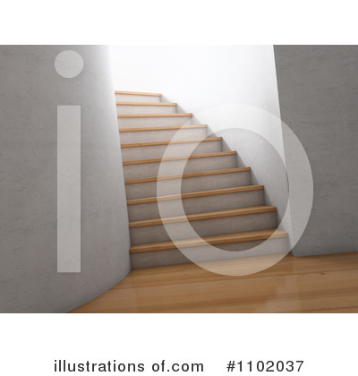Royalty-Free (RF) Stairs Clipart Illustration by Mopic - Stock Sample #1102037