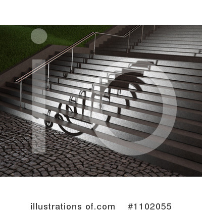 Royalty-Free (RF) Stairs Clipart Illustration by Mopic - Stock Sample #1102055
