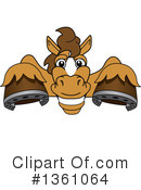Stallion School Mascot Clipart #1361064 by Mascot Junction