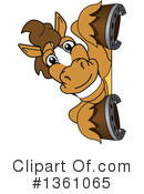 Stallion School Mascot Clipart #1361065 by Mascot Junction