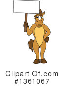Stallion School Mascot Clipart #1361067 by Mascot Junction