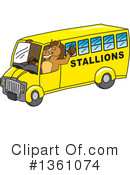 Stallion School Mascot Clipart #1361074 by Mascot Junction