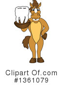 Stallion School Mascot Clipart #1361079 by Mascot Junction