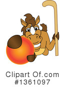 Stallion School Mascot Clipart #1361097 by Mascot Junction