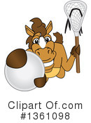 Stallion School Mascot Clipart #1361098 by Mascot Junction