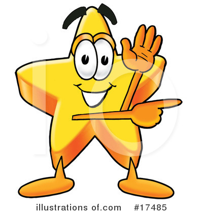 Star Mascot Clipart #17485 by Mascot Junction
