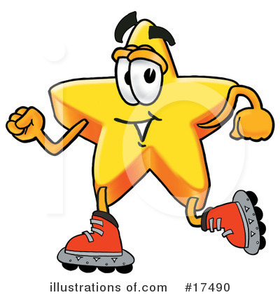 Roller Blading Clipart #17490 by Mascot Junction