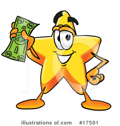 Star Mascot Clipart #17501 by Mascot Junction