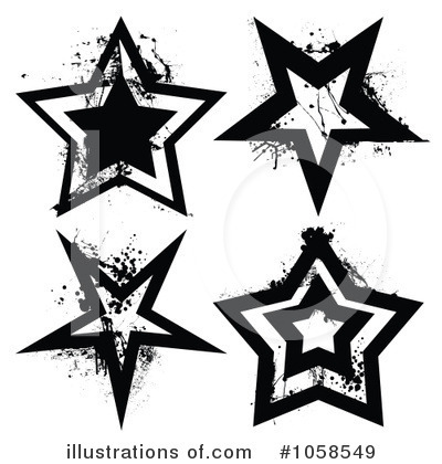 Royalty-Free (RF) Star Clipart Illustration by michaeltravers - Stock Sample #1058549
