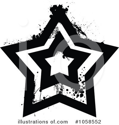 Royalty-Free (RF) Star Clipart Illustration by michaeltravers - Stock Sample #1058552