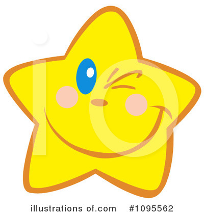 Royalty-Free (RF) Star Clipart Illustration by Hit Toon - Stock Sample #1095562