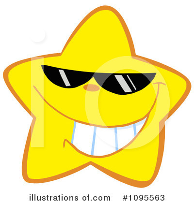 Royalty-Free (RF) Star Clipart Illustration by Hit Toon - Stock Sample #1095563