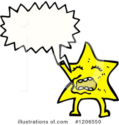 Royalty-Free (RF) Star Clipart Illustration by lineartestpilot - Stock Sample #1206550