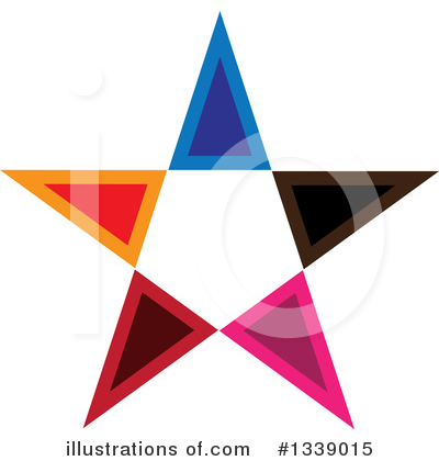 Royalty-Free (RF) Star Clipart Illustration by ColorMagic - Stock Sample #1339015