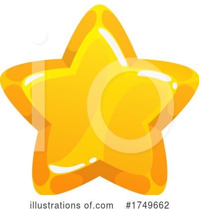 Gold Star Clipart #1749662 by Vector Tradition SM