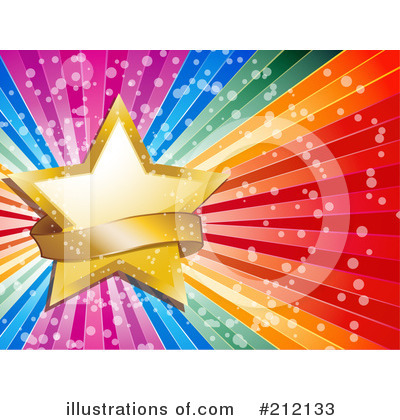 Royalty-Free (RF) Star Clipart Illustration by elaineitalia - Stock Sample #212133