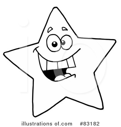 Royalty-Free (RF) Star Clipart Illustration by Hit Toon - Stock Sample #83182