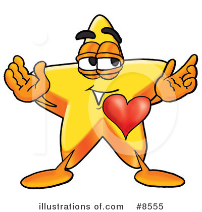 Royalty-Free (RF) Star Clipart Illustration by Mascot Junction - Stock Sample #8555