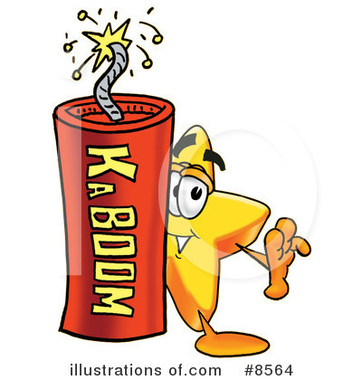 Royalty-Free (RF) Star Clipart Illustration by Mascot Junction - Stock Sample #8564