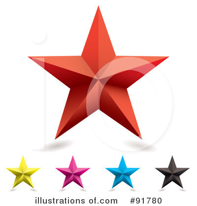 Royalty-Free (RF) Star Clipart Illustration by michaeltravers - Stock Sample #91780