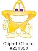 Star Mascot Clipart #226328 by Mascot Junction