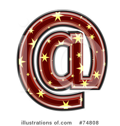 Royalty-Free (RF) Starry Symbol Clipart Illustration by chrisroll - Stock Sample #74808