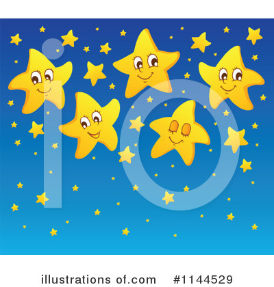 Royalty-Free (RF) Stars Clipart Illustration by visekart - Stock Sample #1144529