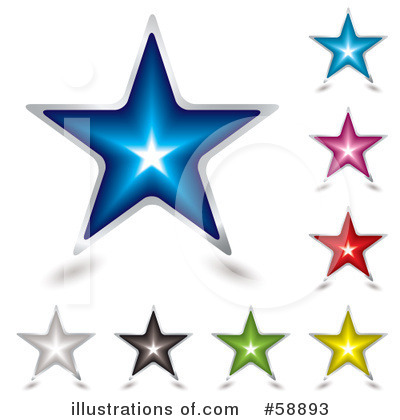 Royalty-Free (RF) Stars Clipart Illustration by michaeltravers - Stock Sample #58893