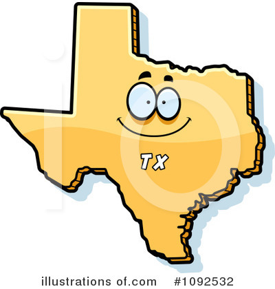 Texas Clipart #1092532 by Cory Thoman