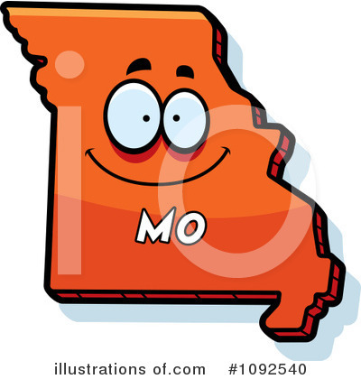 Royalty-Free (RF) States Clipart Illustration by Cory Thoman - Stock Sample #1092540