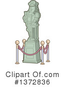 Statue Clipart #1372836 by Clip Art Mascots