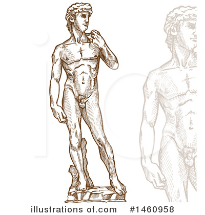 Royalty-Free (RF) Statue Clipart Illustration by Domenico Condello - Stock Sample #1460958