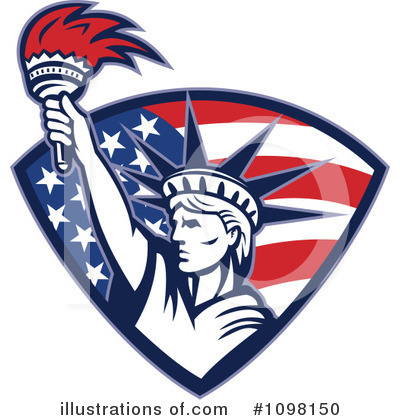 Statue Of Liberty Clipart #1098150 by patrimonio