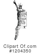 Statue Of Liberty Clipart #1204350 by Prawny Vintage