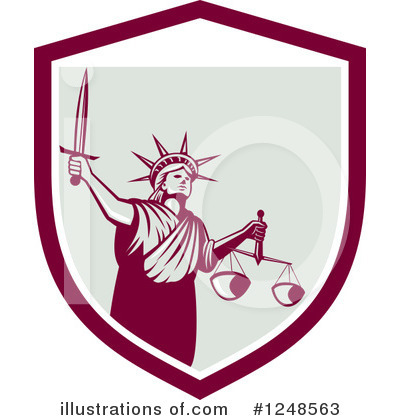 Lady Justice Clipart #1248563 by patrimonio