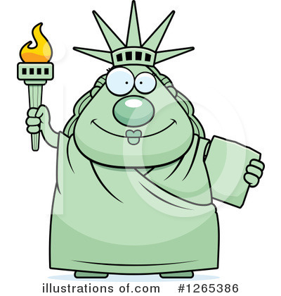 Royalty-Free (RF) Statue Of Liberty Clipart Illustration by Cory Thoman - Stock Sample #1265386