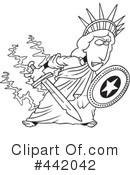 Statue Of Liberty Clipart #442042 by toonaday