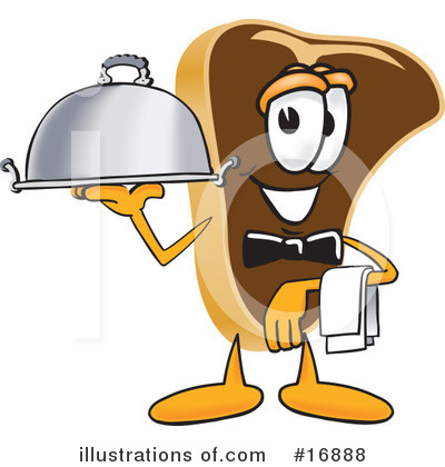 Waitor Clipart #16888 by Mascot Junction