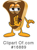 Steak Character Clipart #16889 by Mascot Junction