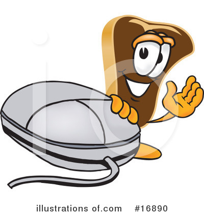 Computer Mouse Clipart #16890 by Mascot Junction