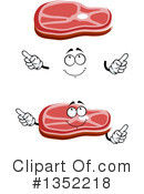 Steak Clipart #1352218 by Vector Tradition SM