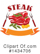 Steak Clipart #1434706 by Vector Tradition SM