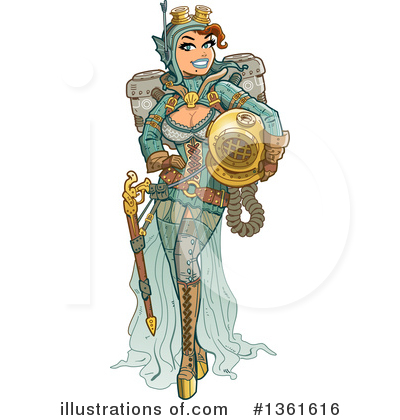 Royalty-Free (RF) Steampunk Clipart Illustration by Clip Art Mascots - Stock Sample #1361616