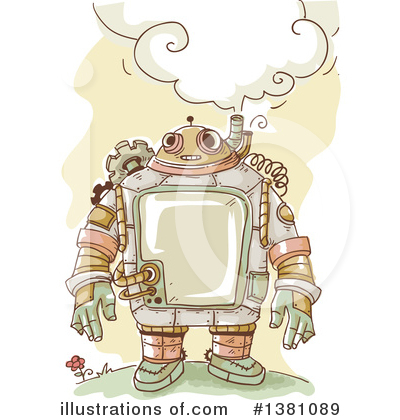 Royalty-Free (RF) Steampunk Clipart Illustration by BNP Design Studio - Stock Sample #1381089