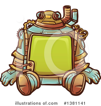 Royalty-Free (RF) Steampunk Clipart Illustration by BNP Design Studio - Stock Sample #1381141